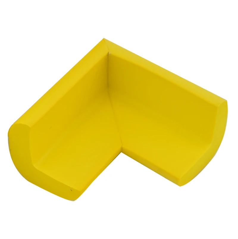 TUSUNNY 4 шт./лот, мягкий безопасный Угловой протектор, детская настольная защитная накладка на угол стола, защита для края - Цвет: Yellow