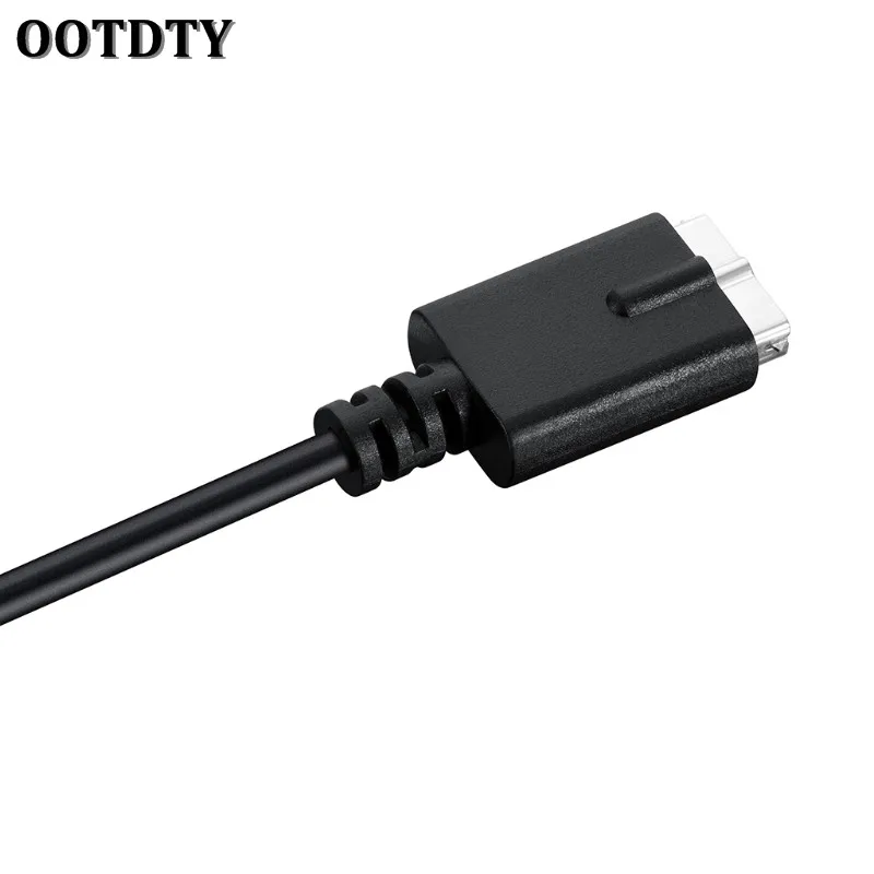 OOTDTY черный 1 м usb кабель для зарядки шнур быстрое зарядное устройство линия для Polar M430 часы для бега