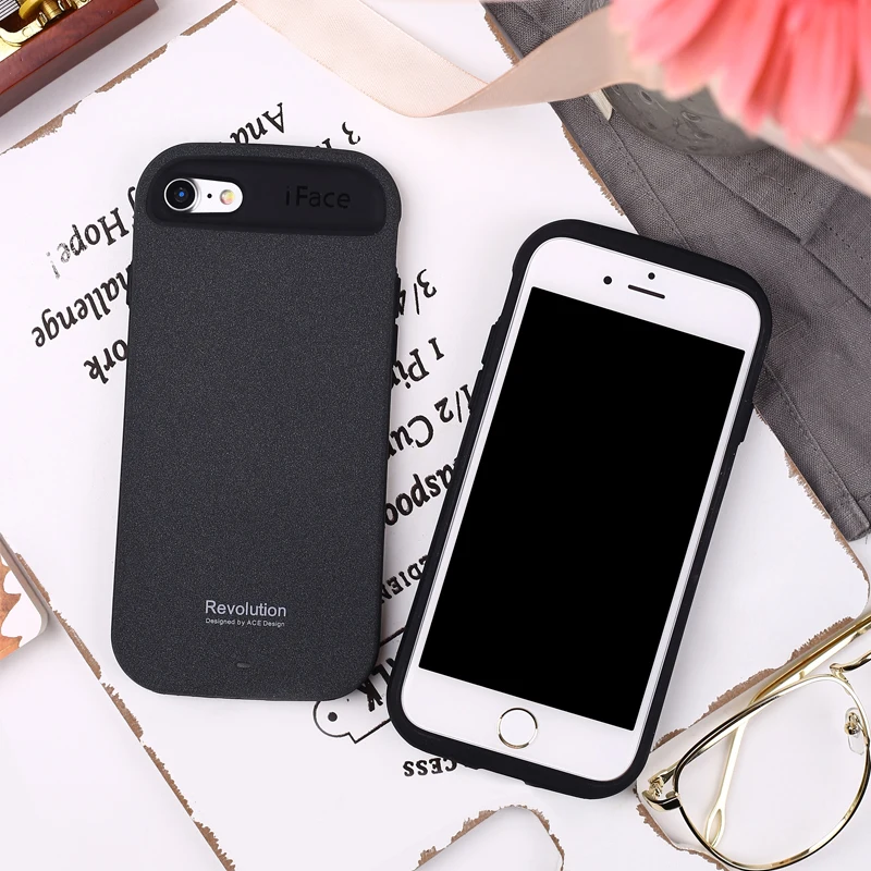 

iFace for iphone 8 7 6 6S Plus Case ACE PC Soft Matte TPU Back Cover protective coque cases 2 in 1 rugged for iphone X case