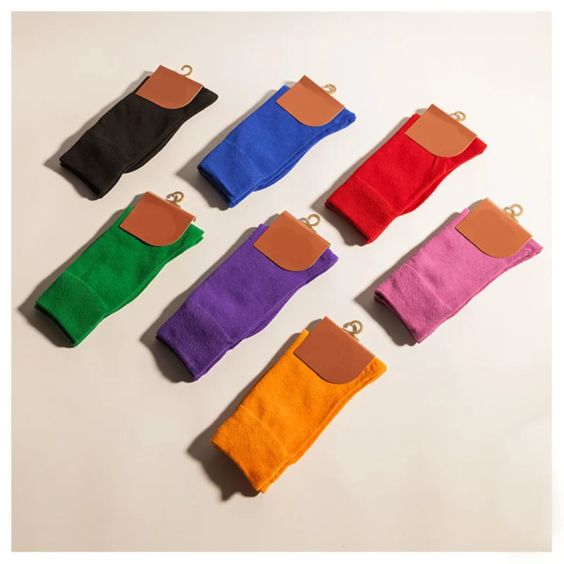 [EIOISAPRA] Korea Style Candy Cotton Socks Women Cute Short Ankle Socks Yellow Blue Purple Green Red Black Socks For Girls Gift
