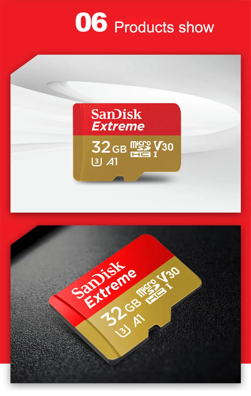 Двойной Флеш-накопитель SanDisk Extreme карты памяти 256 ГБ 128 Гб 64 Гб памяти SDXC с UHS-I микро SD карты U3 читать Скорость до 160 МБ/с. TF карты V30 Поддержка в формате 4 K UHD