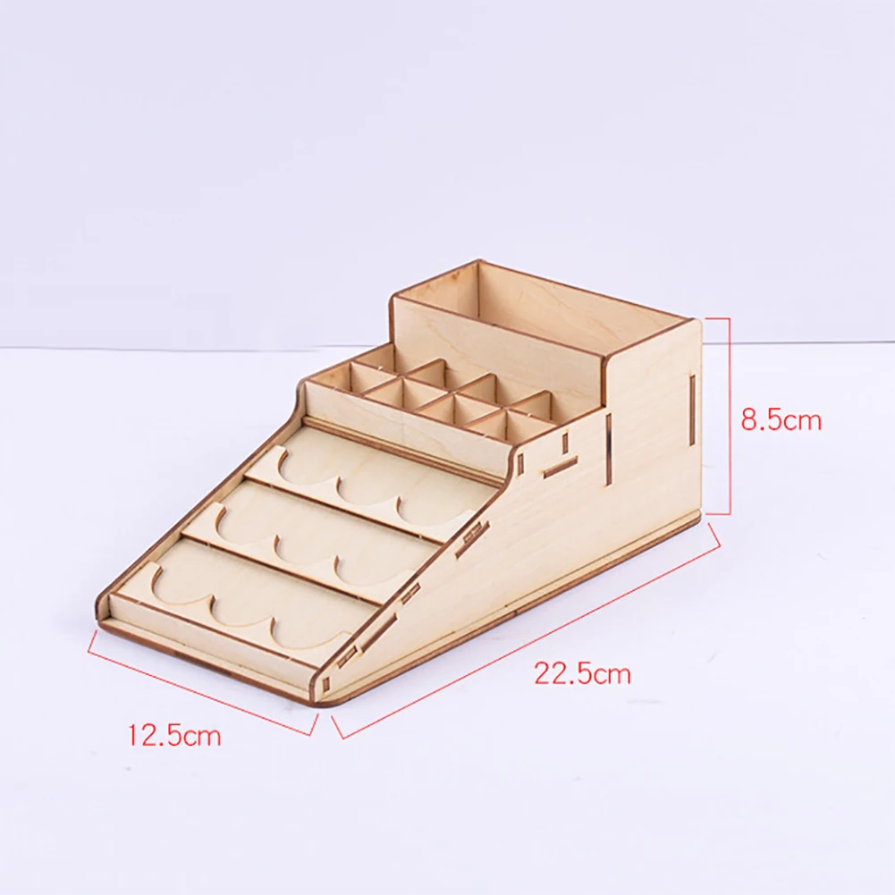 Деревянная пигментная бутылка для краски стойка Органайзер хранилище подставка держатель ремесла Инструменты Новое поступление