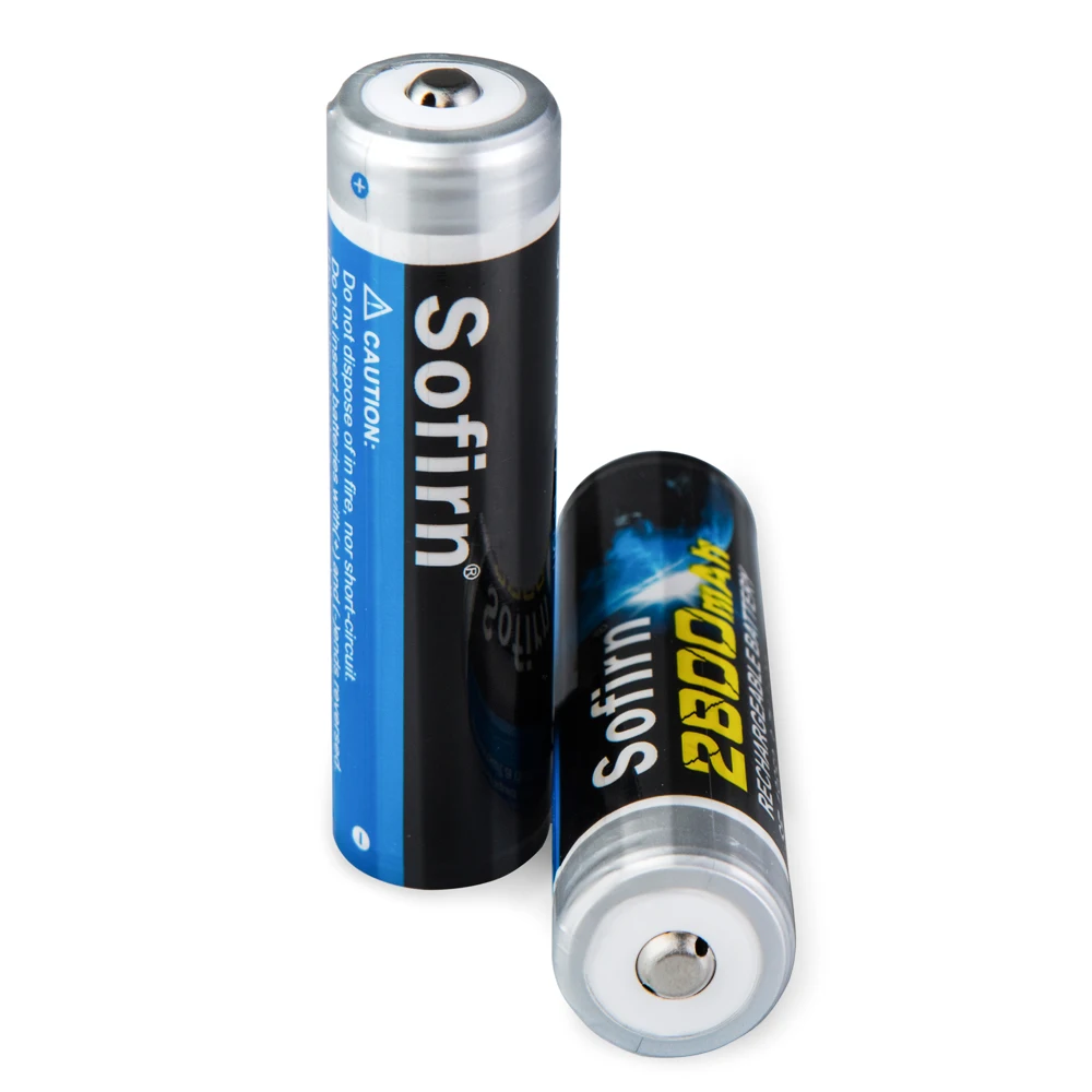 Sofirn аккумуляторная батарея 18650 2800mAh литиевая батарея 3,7 V Li-Ion с PCB предварительно заряженной батареей для светодиодный фонарик батареи