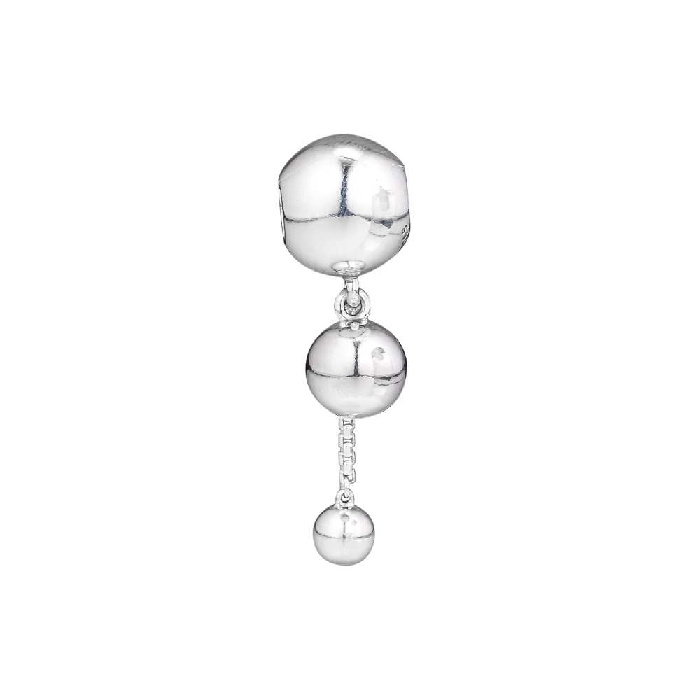

Pandulaso String of Beads Dangle Charm sterling silver jewelry Fit European Charms Bracelets for woman DIY Female Fashion Beads