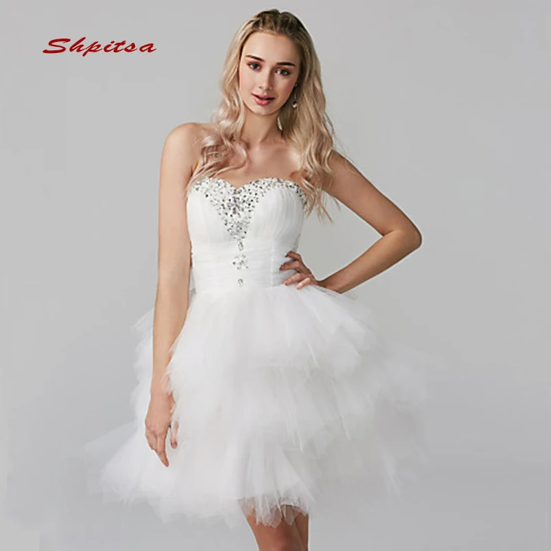 white graduation dress plus size