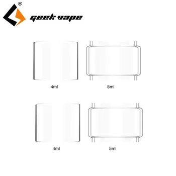 

Original GeekVape Aero Mesh Tank Glass Tube 2pcs Pyrex Glass Tube with 4ml/5ml Capacity for Aero Mesh Subohm Tank Vape Atomizer