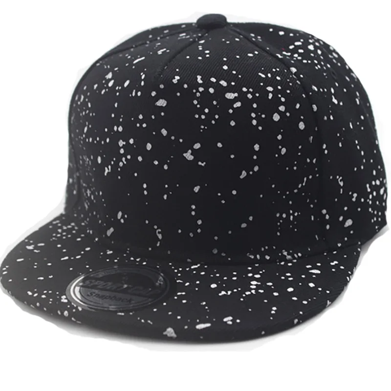 Kid Baseball Cap Snowflakes Graffiti Outdoor Sports Snapback Children Dance Hat Adjustable Summer Sun Dome Caps Casquette (13)