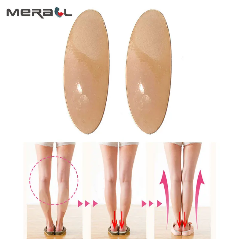 

Ajusen Sponge Leg Calf Pads Leg Correctors for Soft self-adhesive for Crooked Thin Legs Body Beauty