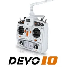 Walkera DEVO10 10CH 2 км 2,4 ГГц телеметрии Функция передатчика радиоуправляемой модели к компьютеру+ RX1002 приемник