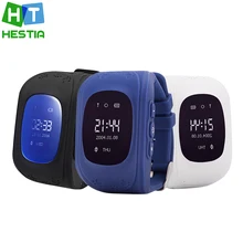 ГЕСТИЯ БРЕНДА Smart Kid Safe GPS Q50 Часы Наручные Часы SOS позвоните Finder Locator Tracker для Малыш Ребенок Анти-Потерянный Монитор Младенца подарок