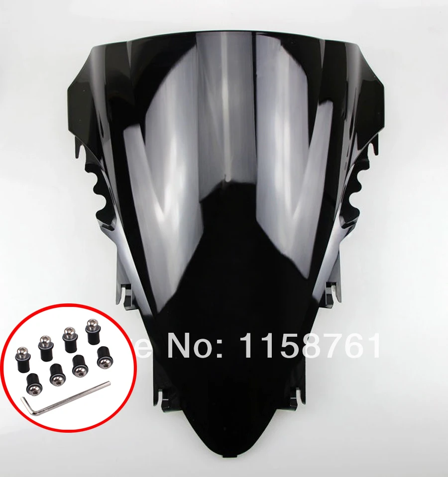 

Black Motorcycle Windscreen Windshield case For Yamaha YZF-R1 YZF R1 2007 2008