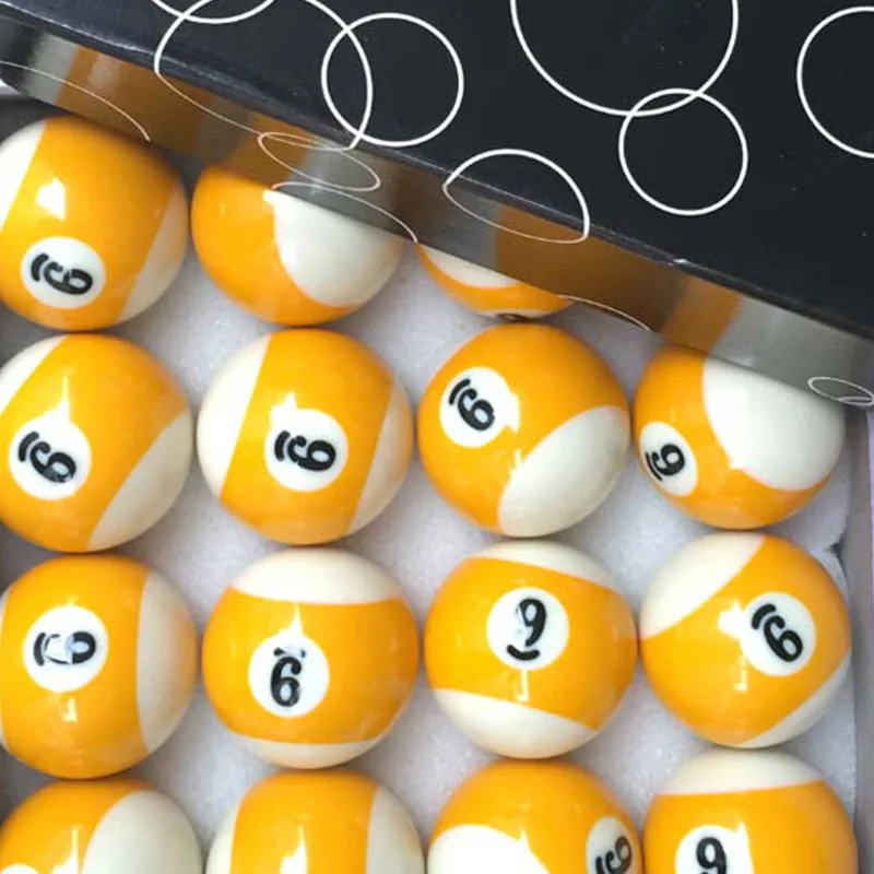 Billiard Ball Billiard Cue Ball single 1pc standard 57.25mm Billiards Pool ball NO8/NO9 single cue ball for billiard table Billiard accessories