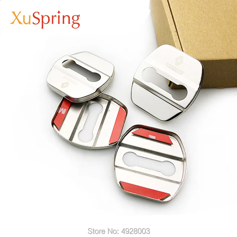

Car Door Lock Cover Caps Protective Styling 4pcs/set For Renault Koleos Kadjar Captur Espace Duster Arkana Fluence Clio Latitude