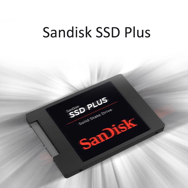 Sandisk PLUS SSD SATAIII 120 ГБ 240 ГБ 480 ГБ Внутренний твердотельный накопитель SATA3 2,5 SSD для настольных ПК, ноутбуков