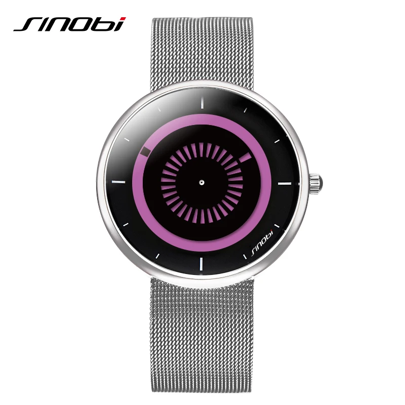 

SINOBI New 6.8 MM Ultra-thin Creative Women Watches Unisex Quartz Watch Women Casual Relogio Feminino Fashion Montre Femme 2018