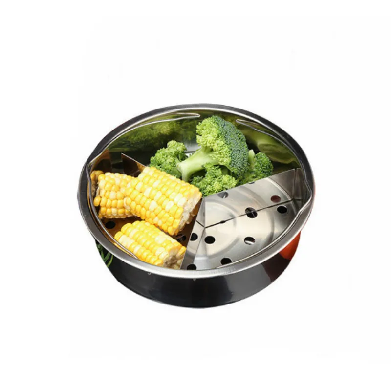 Stainless Steel Steamer Basket Steaming Tray With Handle Rice Fruit