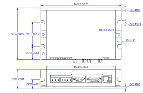 Leadshine ACM604V60-01-1000 + ACS806 60VDC 400 W привод с серводвигателем наборы 180 ozin 1.28NM 1000ppr кодировщик