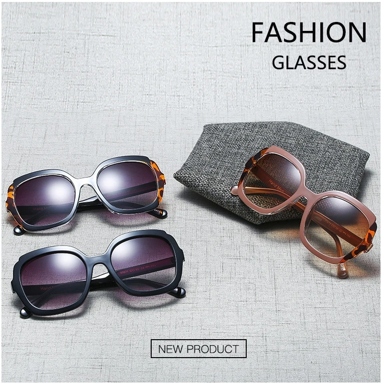 Леопардовые Квадратные ретро солнцезащитные очки Женские Модные Оттенки UV400 Винтажные Очки 45754