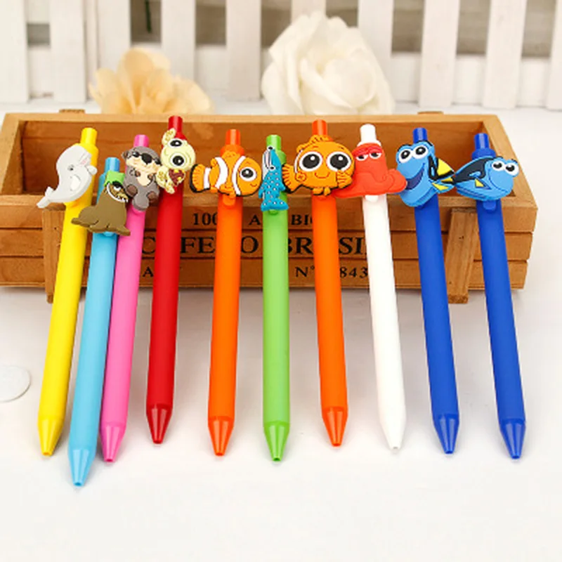 Поиск мультфильм Немо набор гелевых ручек милые каwaii пластиковые 0,5 мм гелевые ручки для школы для письма для офиса письменные принадлежности корейские канцелярские принадлежности - Цвет: 10pcs