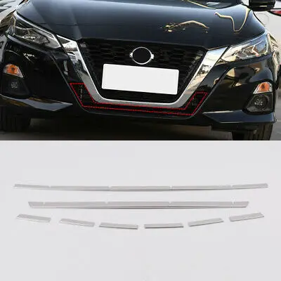 

Stainless Steel Front Bottom Grill Gird Cover Trim 8pcs For Nissan Altima 2019