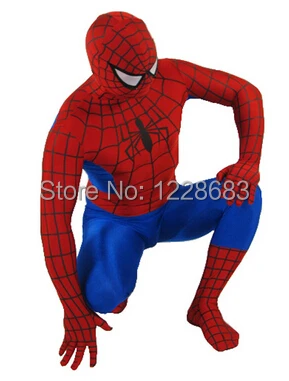 

Superhero Adult Spiderman Costume Adult Halloween Cosplay Lycra Spandex Full Bodysuit Plus Size Spiderman Costume For Men