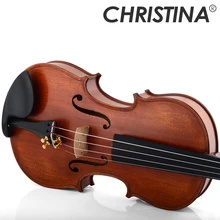 Скрипка Кристина, Сделано в Европе, скрипка EU2000A 4/4, скрипка o, высококачественная, ручная работа, акустическая скрипка, скрипка, чехол с бантом