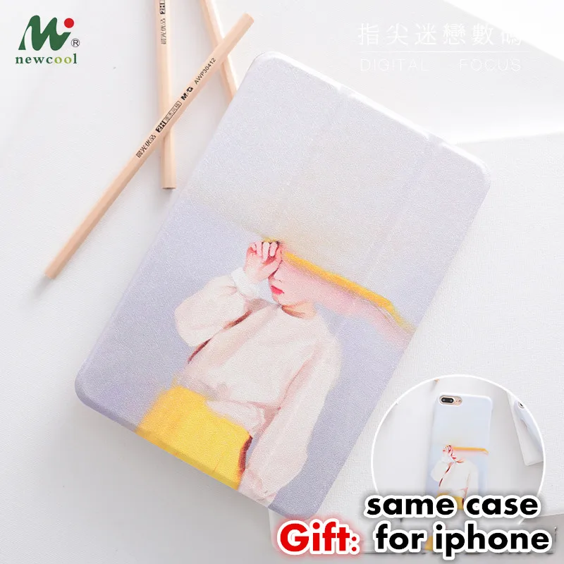 Чехол с откидной крышкой Literal Girl для iPad air Pro 9 7 10 5 11 12 2 7th 2020 Mini 3 4 2019 чехол планшета