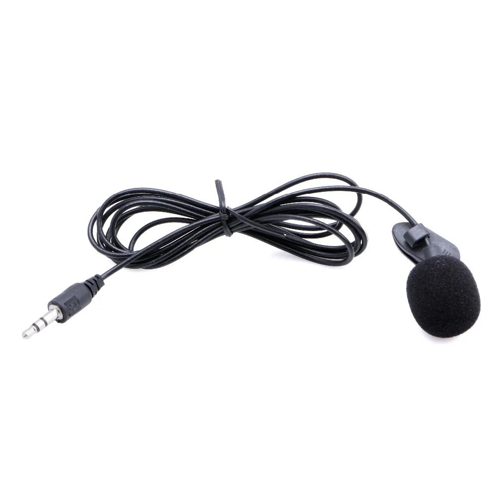 1 шт. мини Hands Free клип на лацкане микрофон для ПК ноутбук Skype 3,5 мм