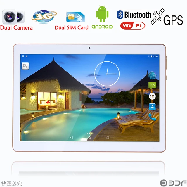 10 inch 3G Phone Call SIM card Android 5.1 Quad Core CE Brand WiFi GPS FM 2GB+16GB Android 5.1 Tablet Pc