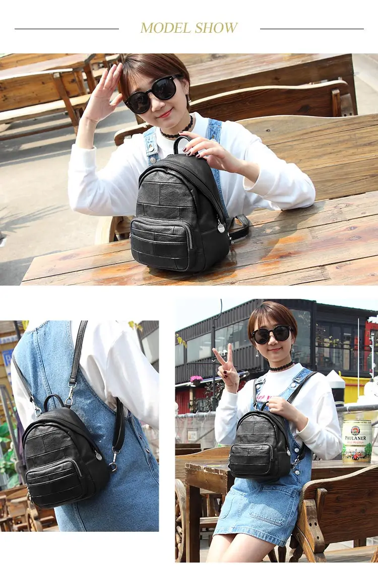 Women Backpack Detail B070#5