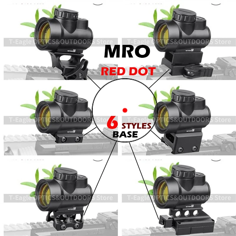 MRO Внутренняя красная точка голографическая направленная Регулируемая направляющая 20 рельс голографический прицел птица искатель двойная рейка высота прицел