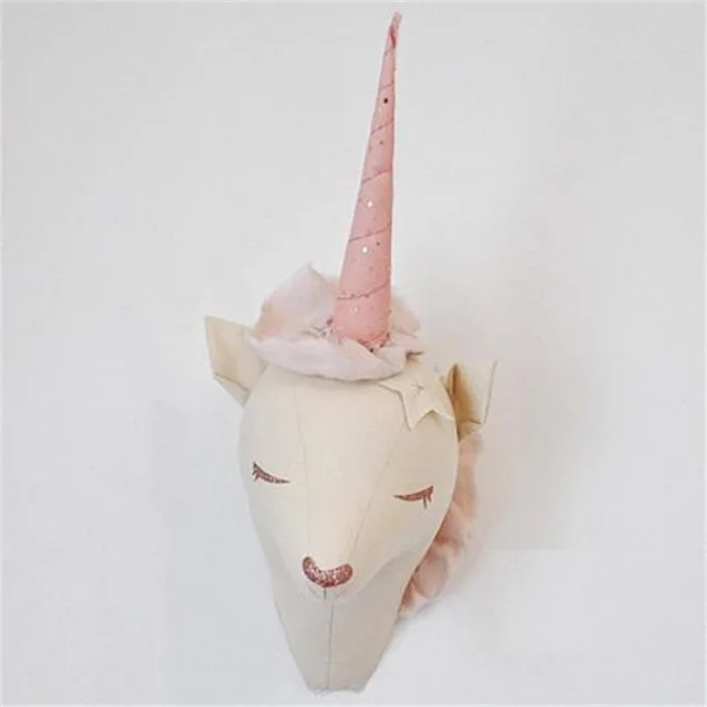 

Unicorn Cloth Wall Hanging Decoration Best Gifts For Nordic Kids Room Mural Christmas/Birthday Baby Toys Gifts