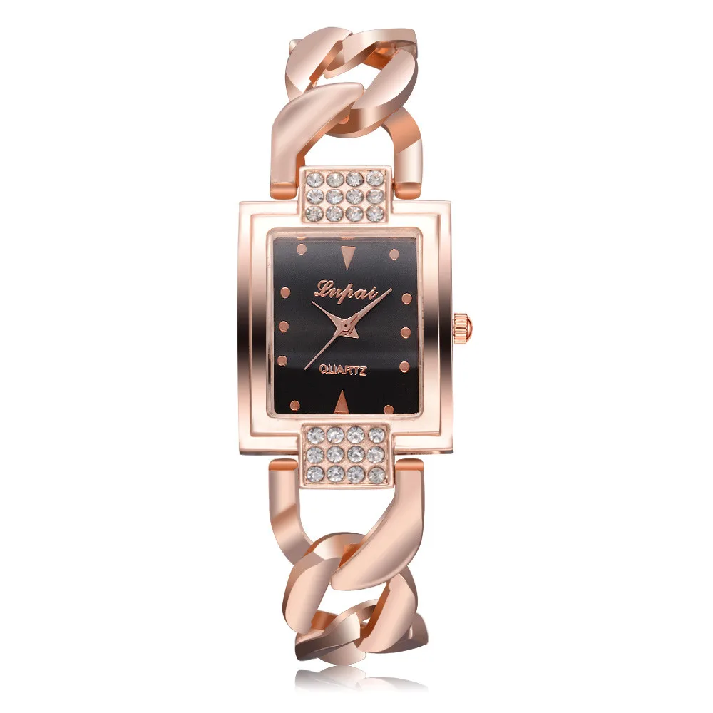 Новая мода роскошные часы женские кварцевые часы из нержавеющей стали женские часы золотые часы relogios - Цвет: a