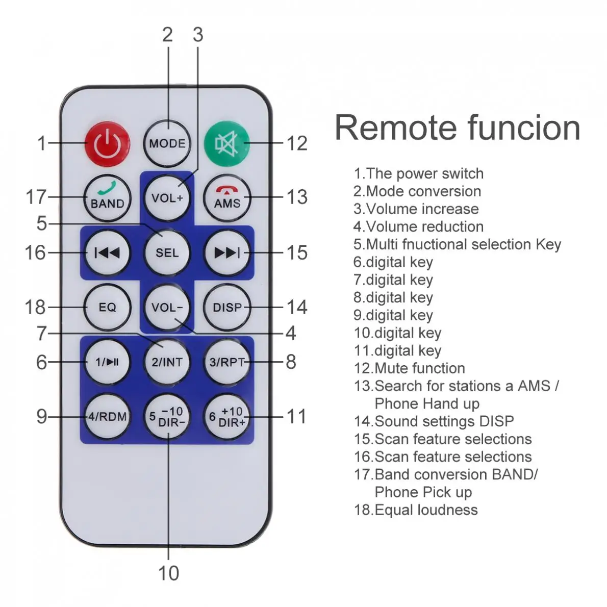 12 V Bluetooth Car радио MP3 плеер цифровой FM стерео радио автомобиль стерео аудио Поддержка FM/USB/SD/AUX с дистанционным Управление