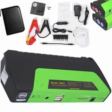 Мини многофункциональный автомобильный стартер с аккумуляторная батарея зарядное устройство Портативный авто усилитель 2 USB порт банк питания 12 В