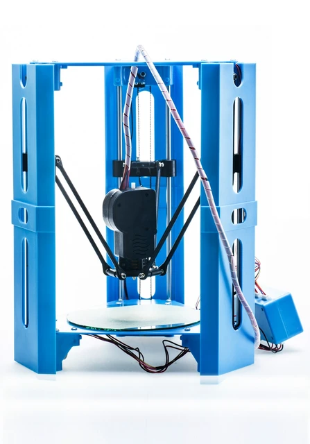 Best Price Cheap 3D printer Kossel Delta mini DIY desktop assembled 3D Printer Kit 1.75 Filament SD Card PLA Filament for home education