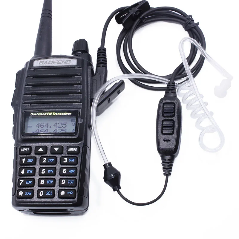 5 шт. Baofeng UV 82 Скрытая воздушная Акустическая трубка двойной PTT наушники для BaoFeng 82HP
