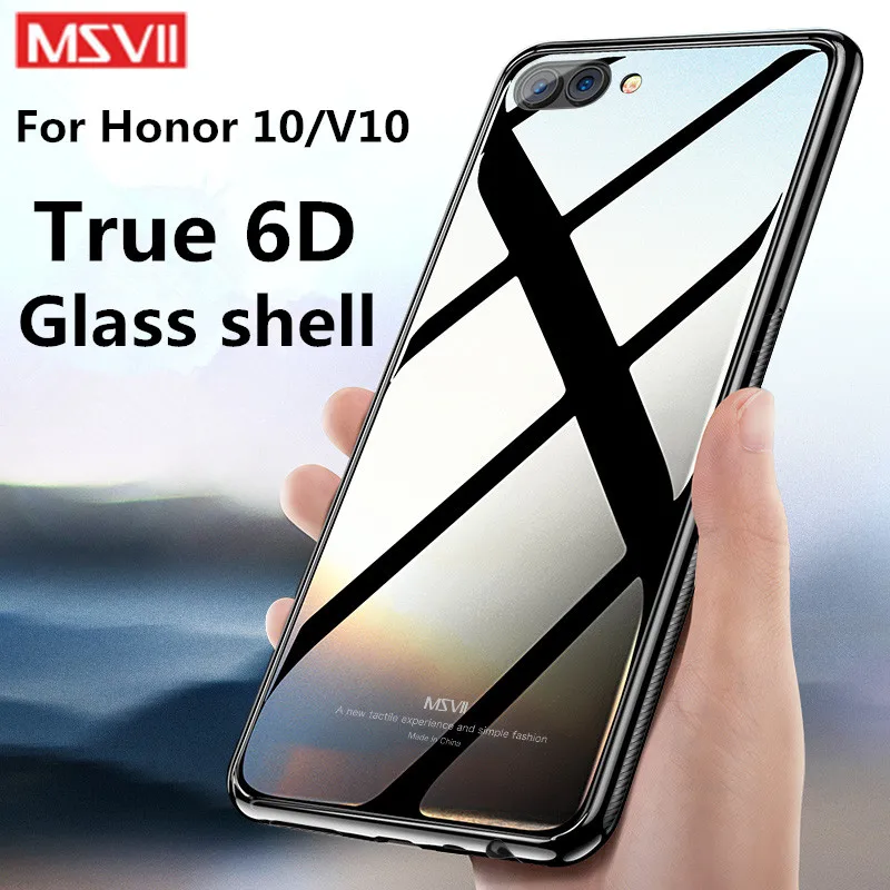 Роскошный чехол msvii для Huawei honor 10 Тонкий силиконовый чехол-накладка из
