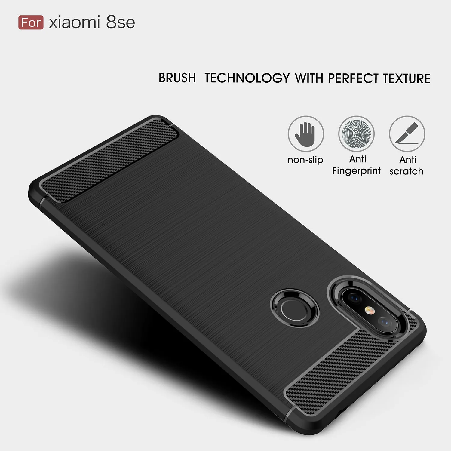 HATOLY Cover Xiaomi Mi 8 SE Case Phone Bag Soft Silicone Rubber HATOLY Cover Xiaomi Mi 8 SE Case Phone Bag Soft Silicone Rubber Phone Cover Case for Xiaomi Mi 8 SE Case for Xiaomi Mi8 SE in Fitted Cases from Cellphones