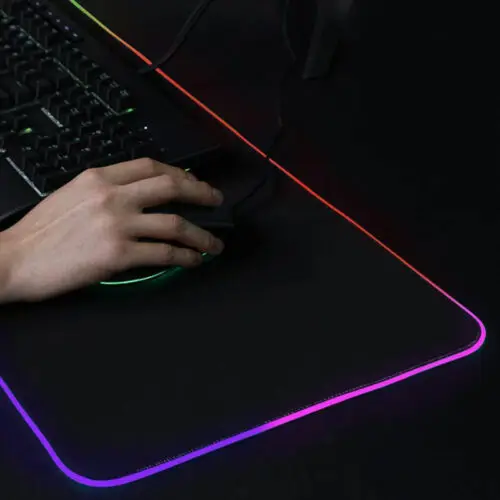 Красочный Коврик для мыши RGB игровой коврик большой ноутбука 2019|Коврики мышей| |