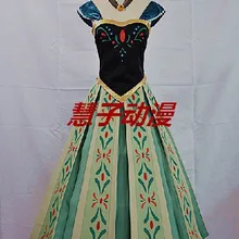 Анна Принцесса коронация платье Косплей Костюм на заказ любой размер
