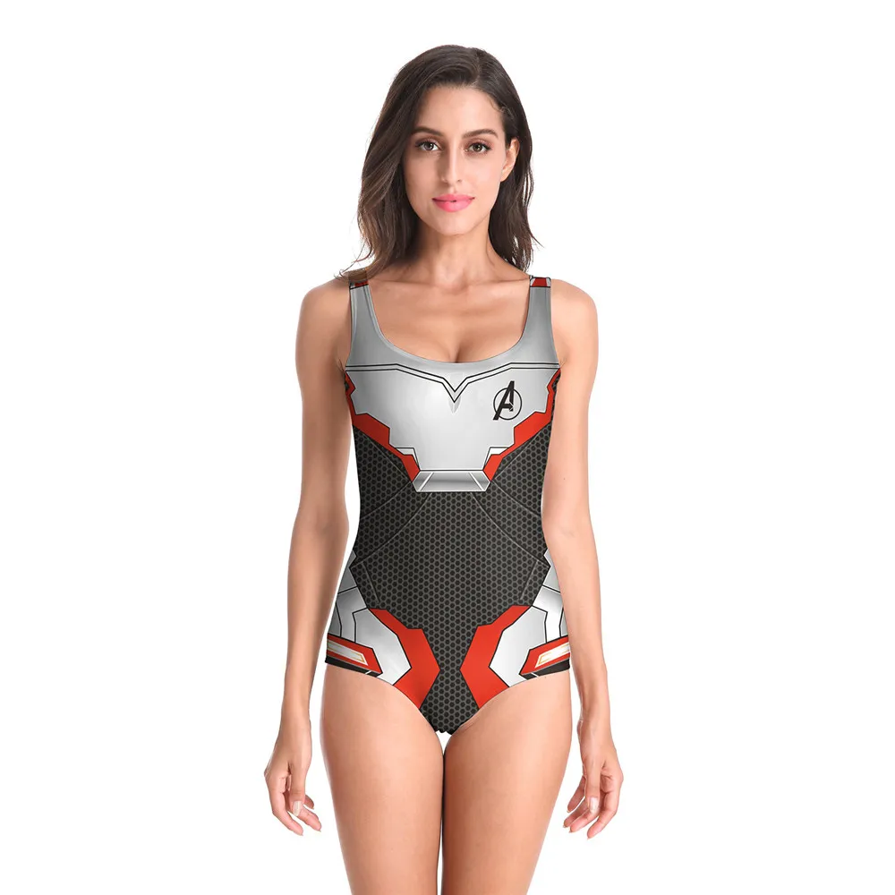 Avengers Endgame Quantum Realm Cosplay Sexy Costumes Bodysuit for Women Bikini Jumpsuit Swimwear 3D printing Jumpsuits Swimsuit