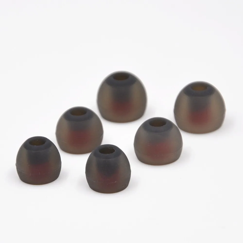 3pair 6pcs Weilistone Ear Tips in-ear Earphone Replacement Noise Isolation L M S Headset Pads Earpiece for Earbuds