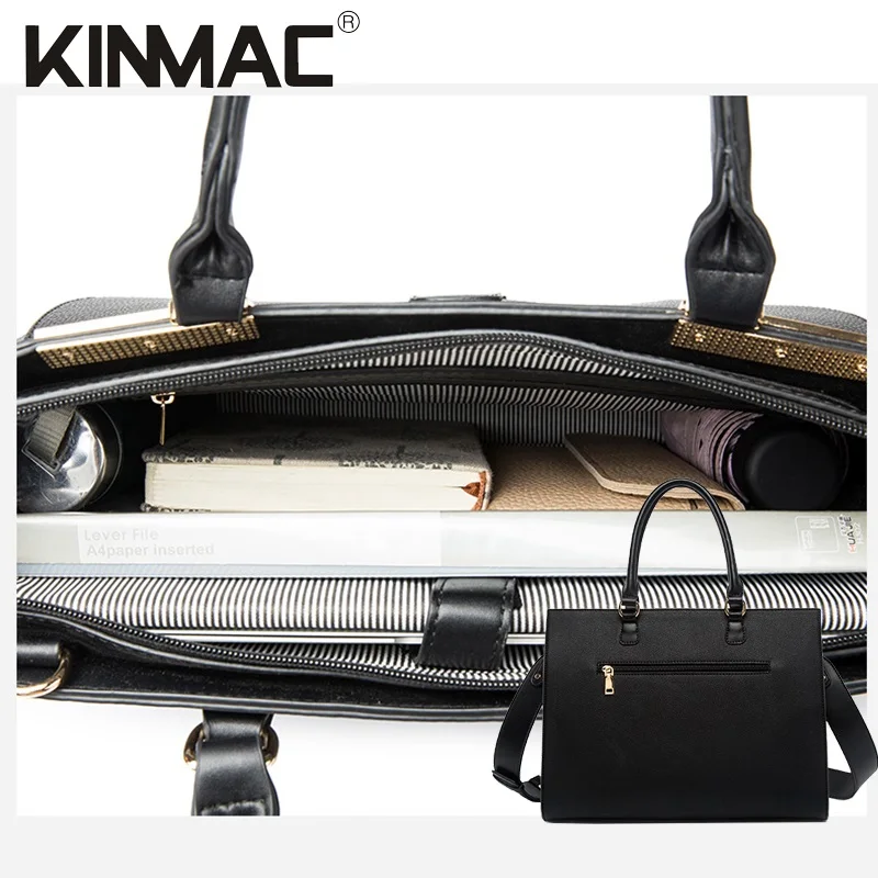 Модная брендовая женская сумка Kinmac из искусственной кожи мессенджер для