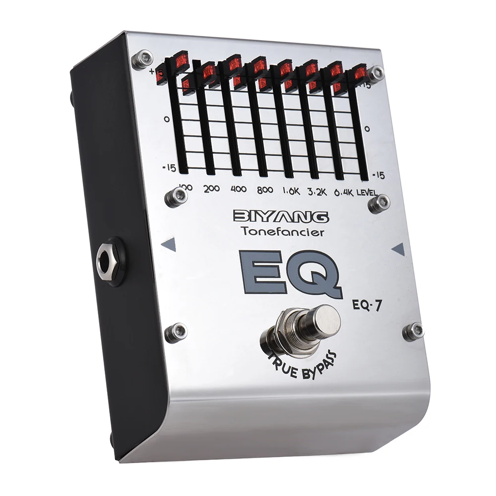 BIYANG EQ 7 tonefacier серии Электрогитары эффект эквалайзера для езды на велосипеде