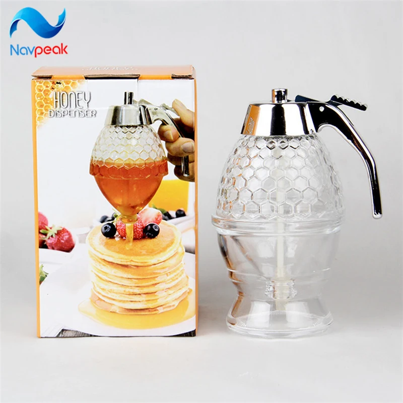 30pcs/lot 200ml Honey Syrup Dispenser Pot Bottle Honey