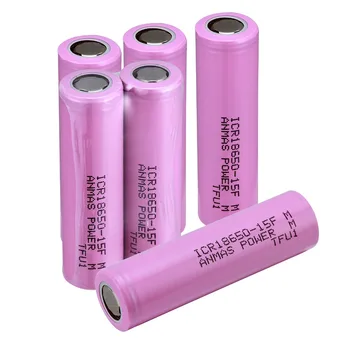 

Anmas Power12 PCS 18650 rechargable Batteries ICR18650-15F 1500mAH rechargeable 18650 Battery Li-ion Real Full 1500MAH Capacity