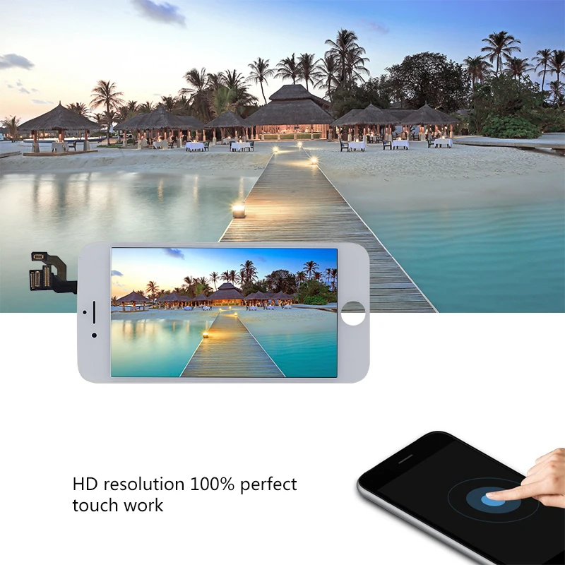 EFaith 1 шт. полный комплект ЖК дисплея для iPhone 6 6S Plus или 7 замена экрана с бесплатной
