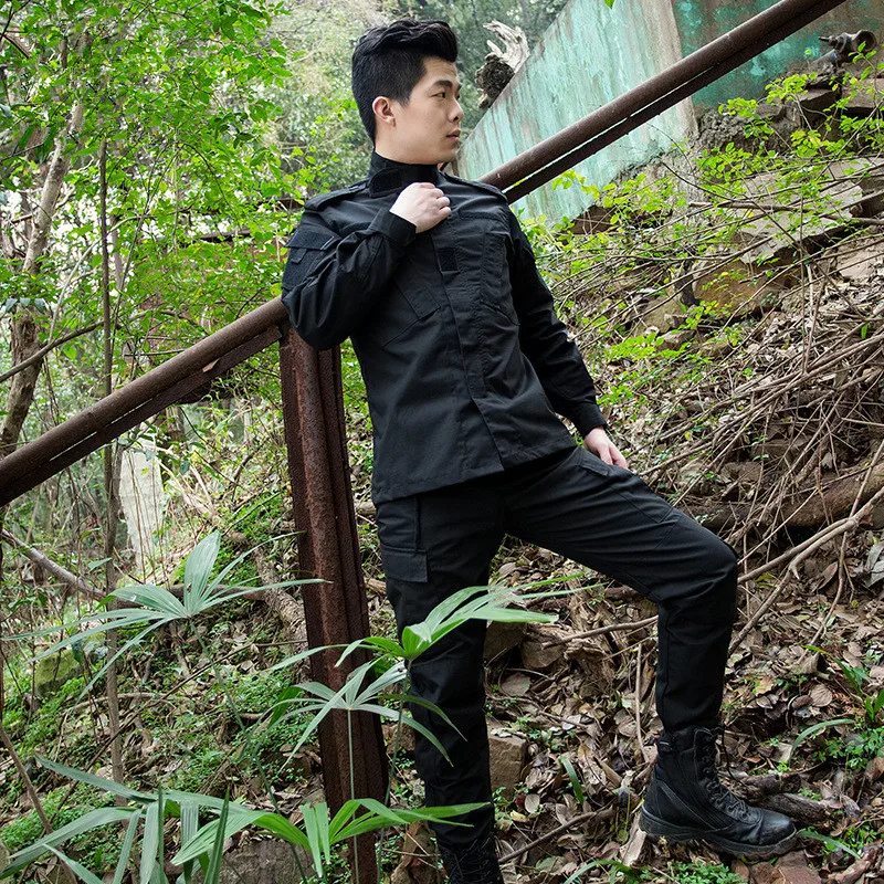 

Multifunction Camo Training Combat Shirt +Pants Uniform Suits Outdoor Exercise Hunting CS Paintball Tactical Tops Trousers Sets