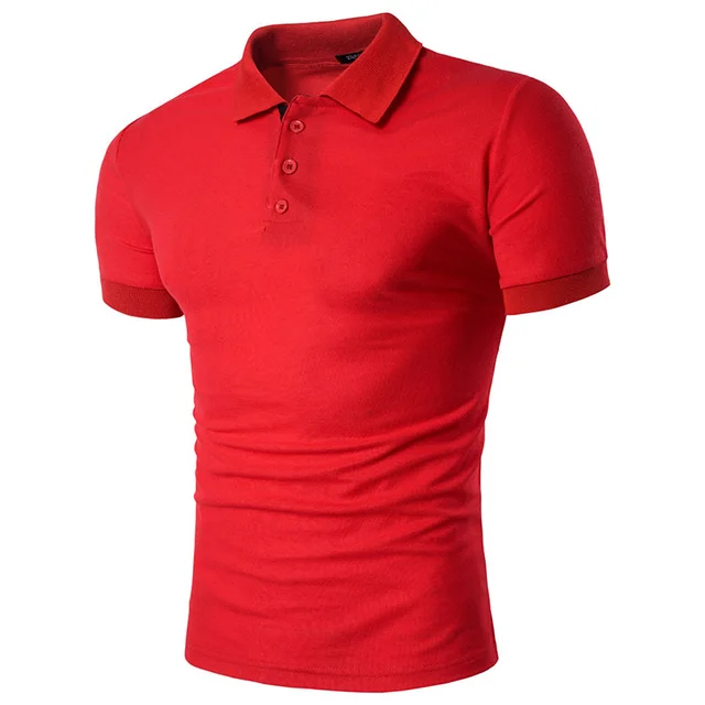 2018 Summer New Men's Fashion Polo Shirt European Style Leisure Short Sleeved Polo Shirt For